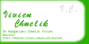 vivien chmelik business card